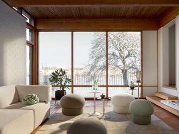 Dot puf Ø50 cm - Green - Design House Stockholm