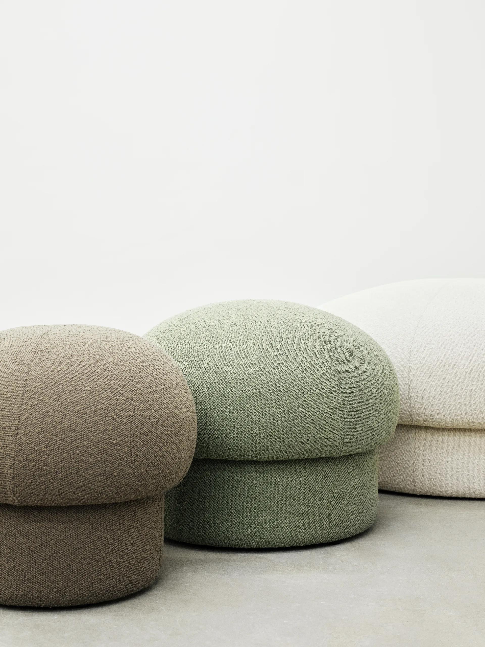Dot puf Ø65 cm, Cream Design House Stockholm
