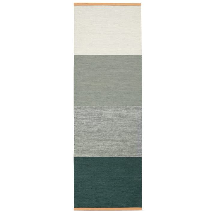 Fields tæppe 80 x 250 cm, Grøn/Grå Design House Stockholm