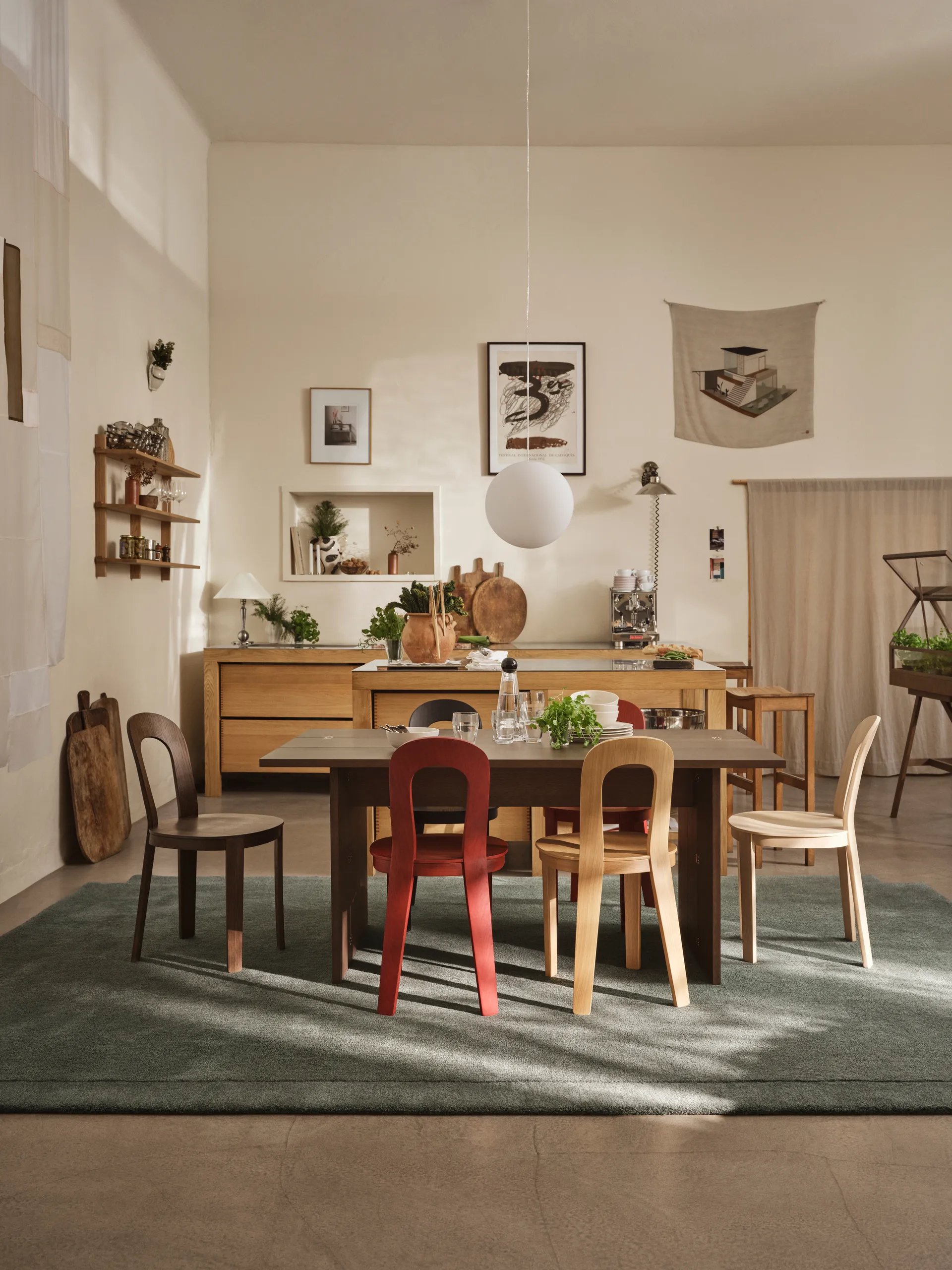 Flip bord, Mørk eg, 160 cm Design House Stockholm