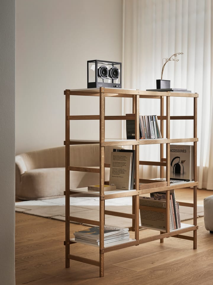 Frame hylde høj, Eg/Hvid Design House Stockholm