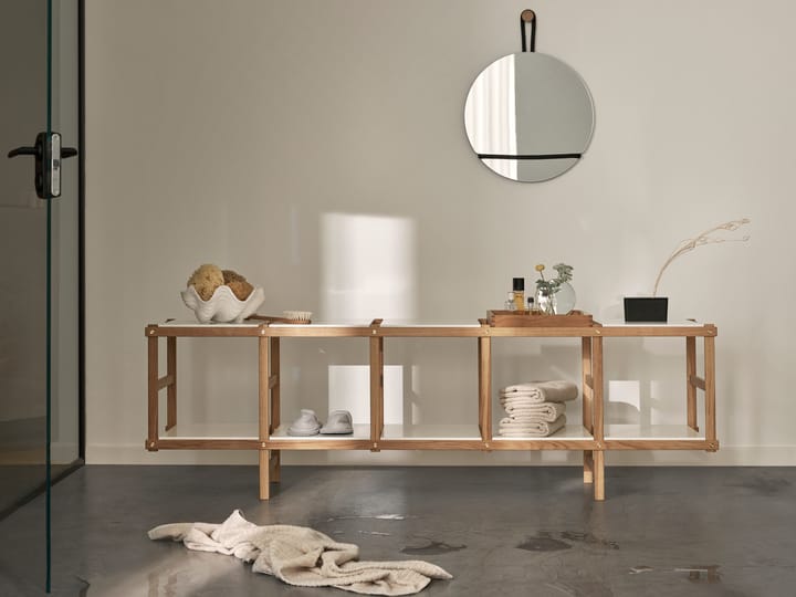 Frame hylde lav, Eg/Hvid Design House Stockholm