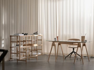 Frame hylde M 154 cm - Eg/Hvid - Design House Stockholm