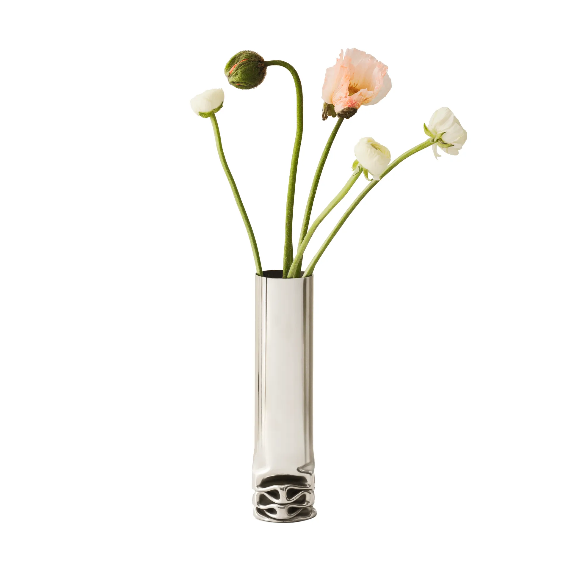 Hydraulic vase , Stainless steel, 25 cm Design House Stockholm