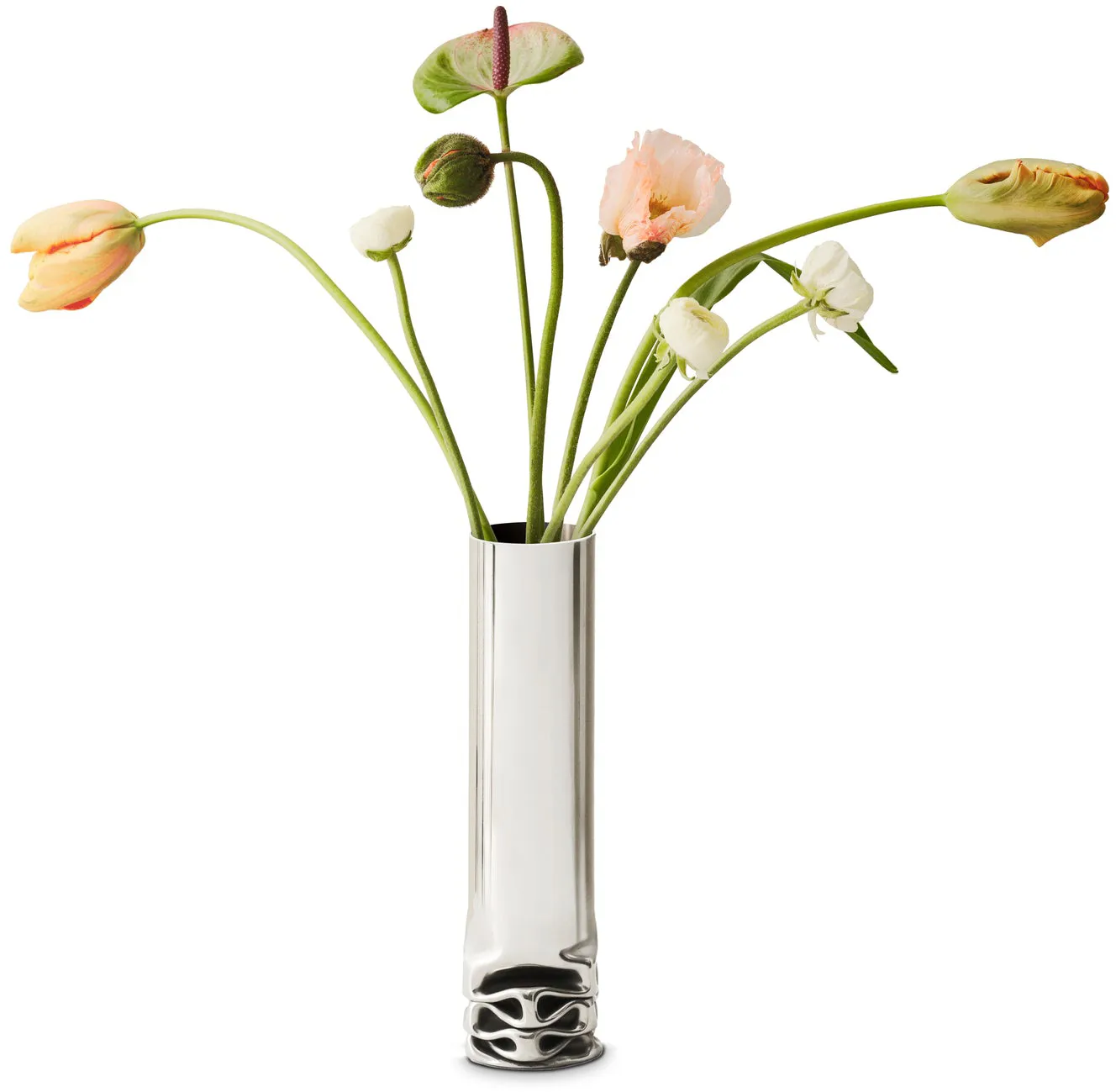 Hydraulic vase , Stainless steel, 25 cm Design House Stockholm