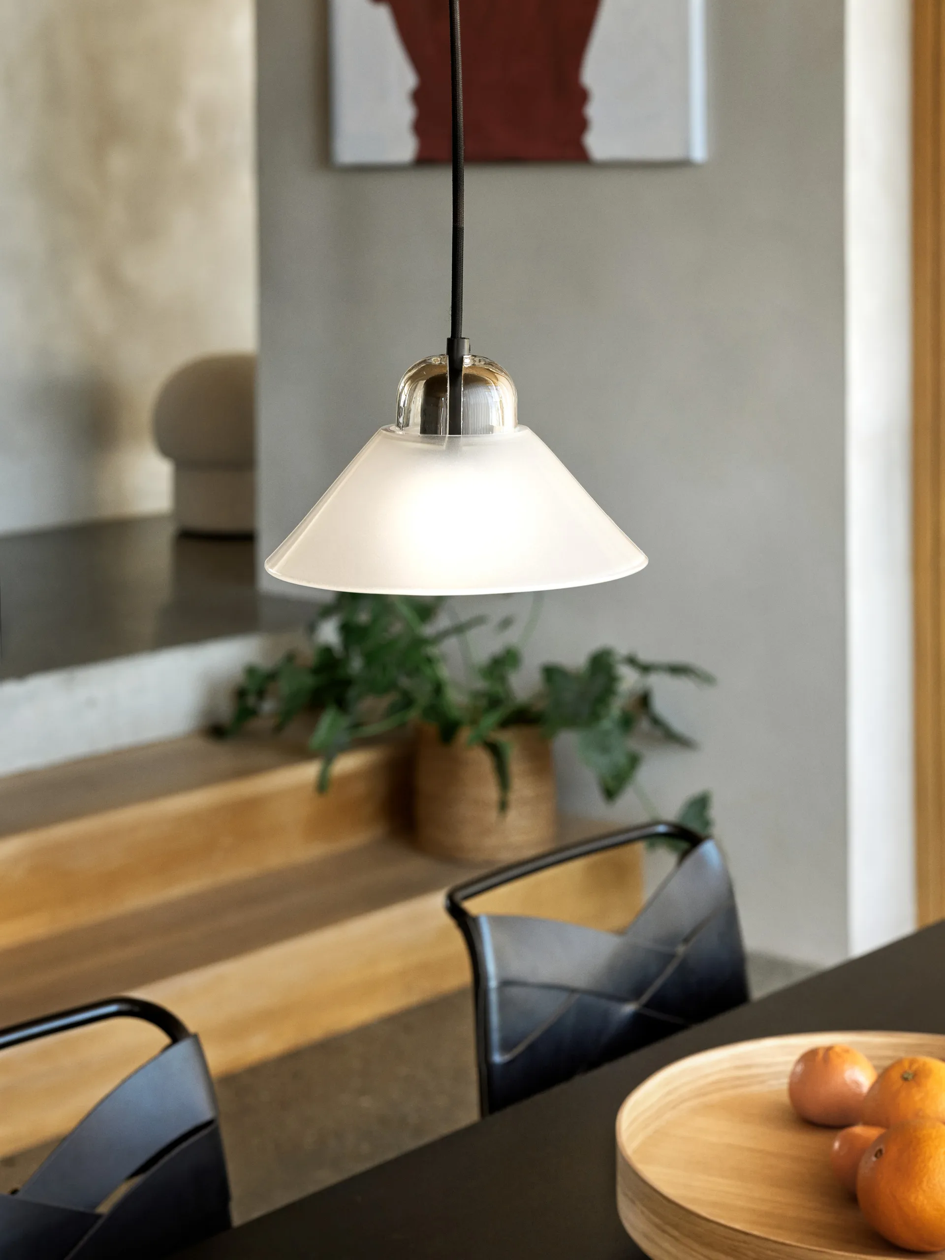 Kalo pendel lampe, Hvid-sort Design House Stockholm