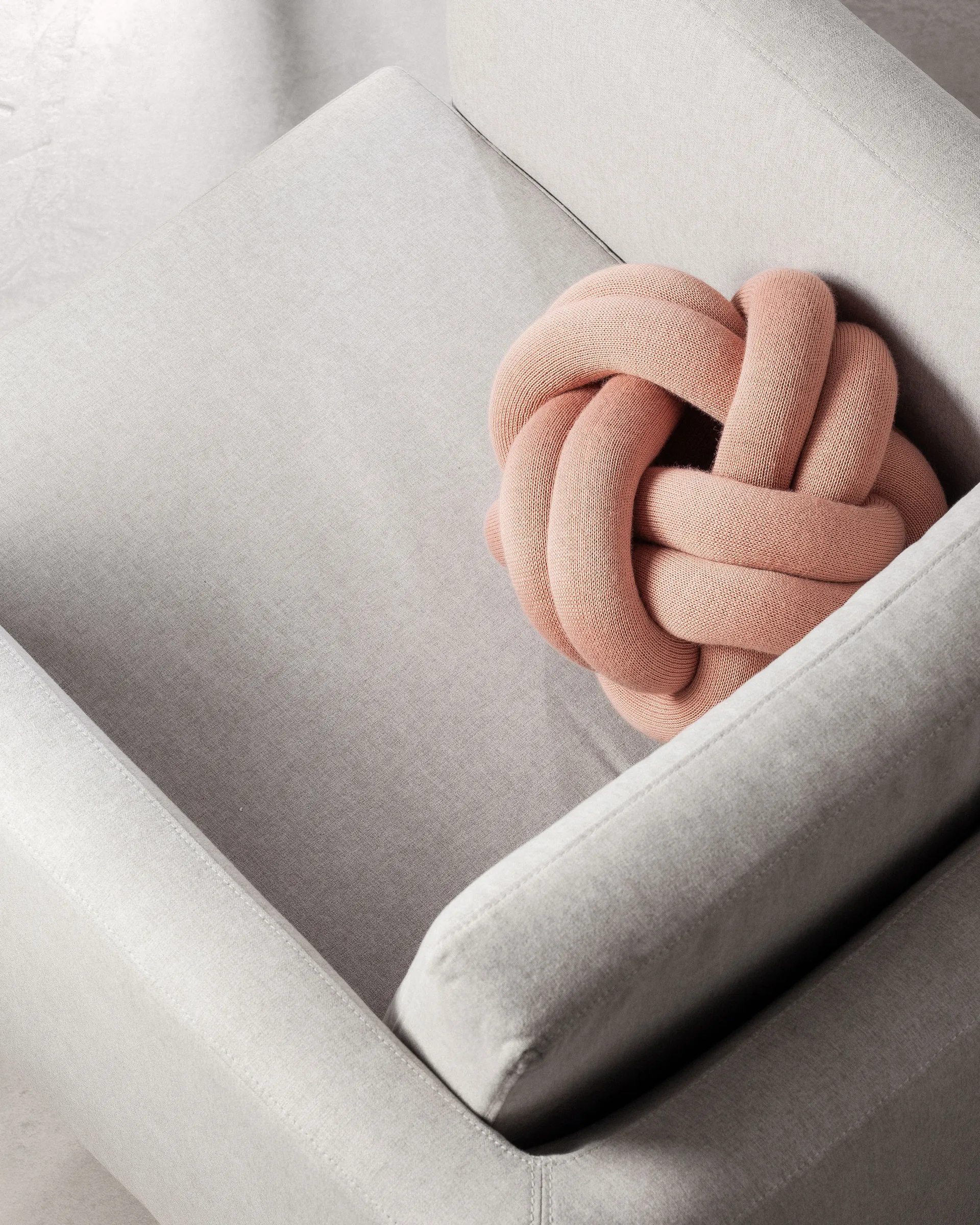 Knot pude, Dusty pink Design House Stockholm