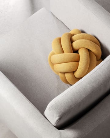 Knot pude - gul - Design House Stockholm