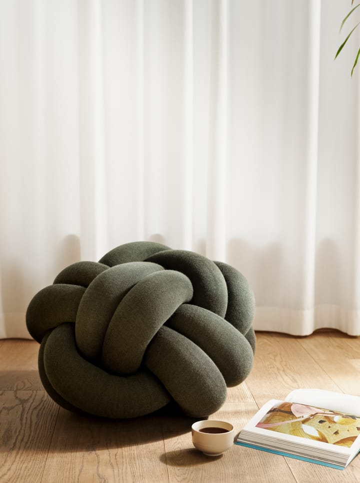Knot pude M, Forest Green Design House Stockholm