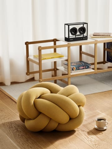 Knot pude M - Yellow - Design House Stockholm