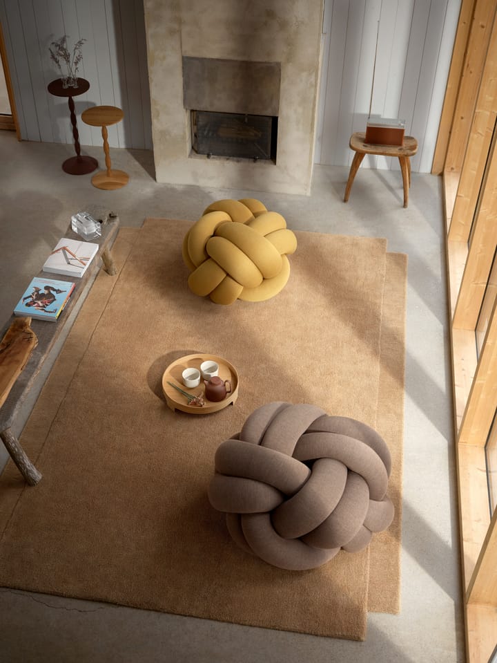 Knot pude XL, Brown Design House Stockholm