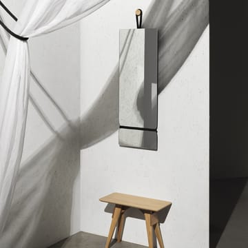 Lasso spejl - Klar/Sort - Design House Stockholm