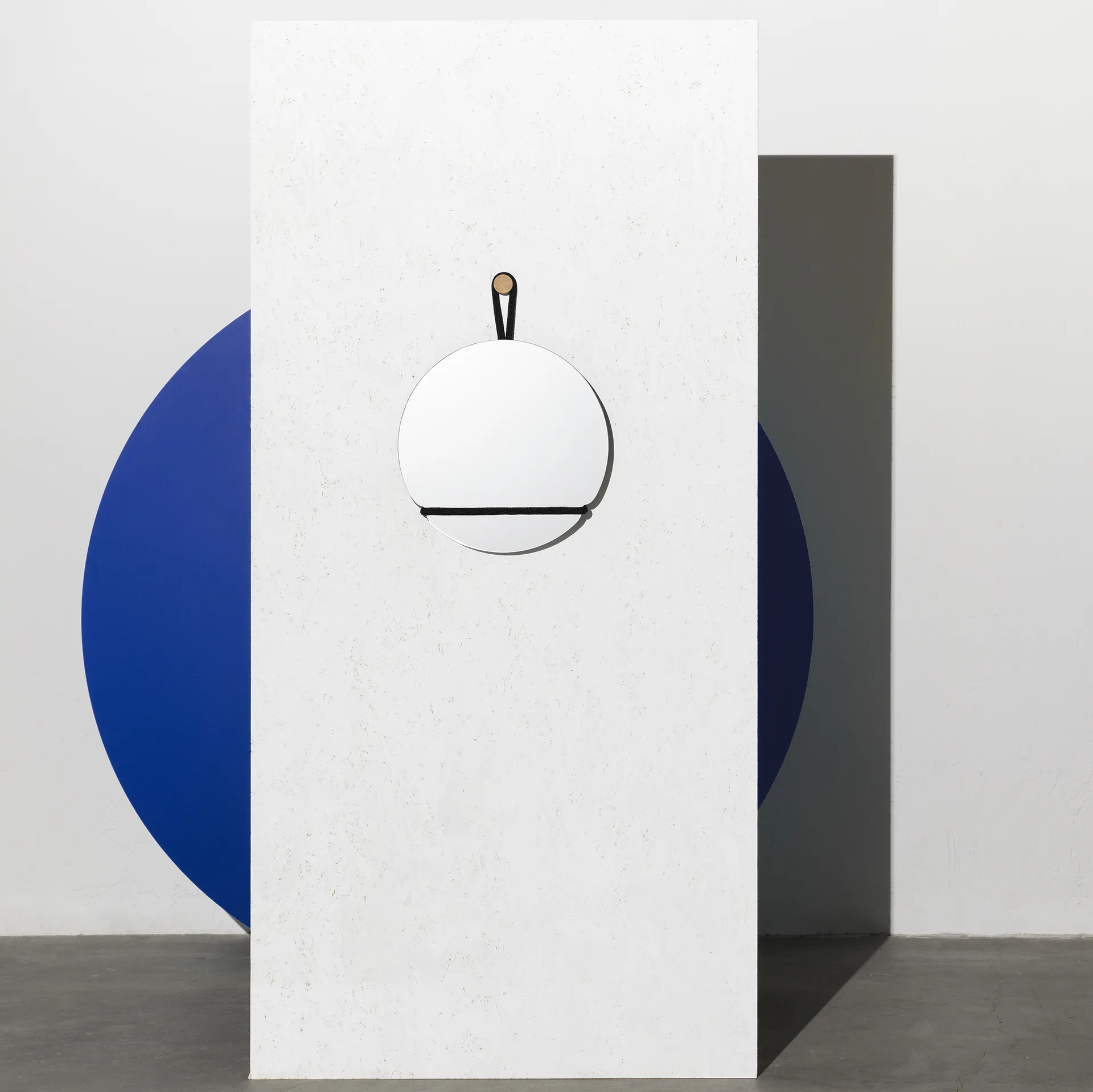 Lasso spejl, Klar/Sort Design House Stockholm