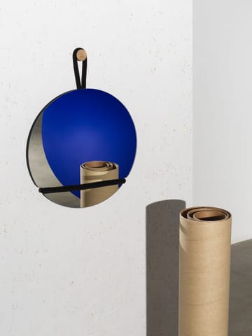 Lasso spejl rundt - Klar/Sort - Design House Stockholm