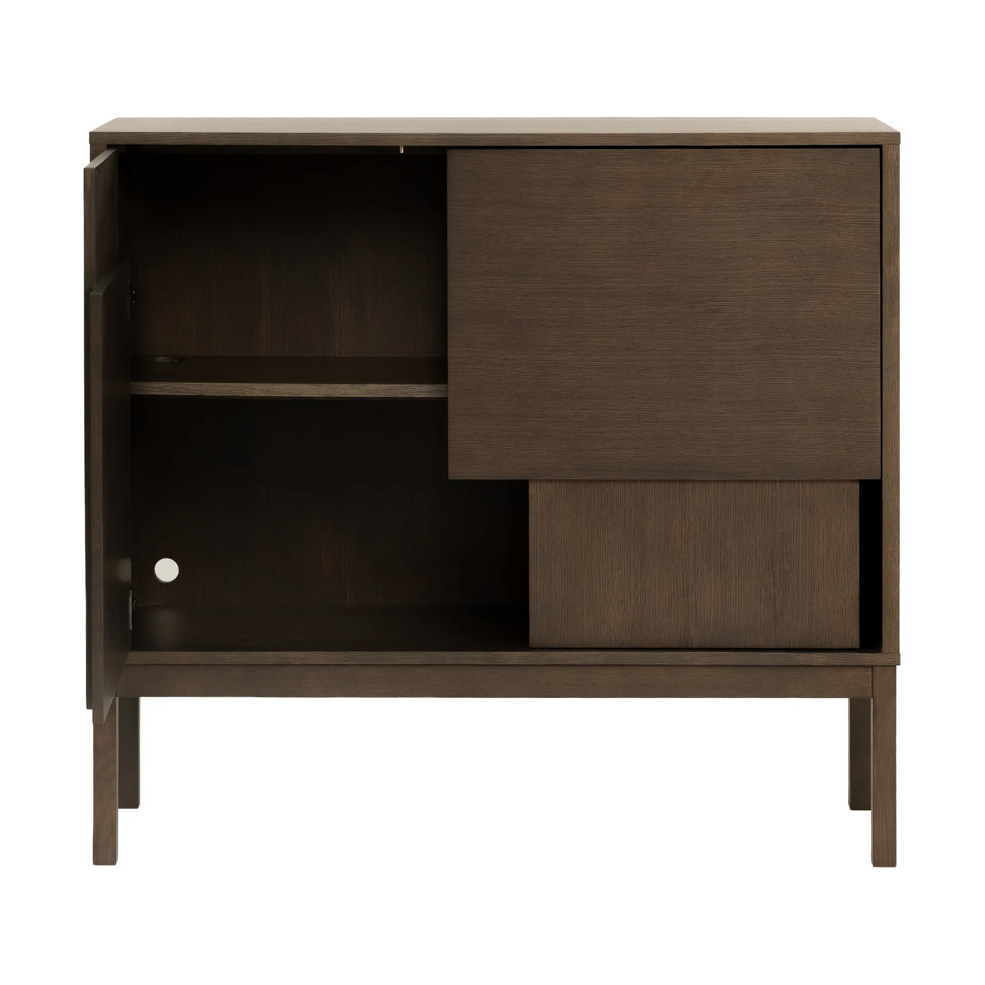Layer sideboard, Mørk eg, 120x110, med ben Design House Stockholm