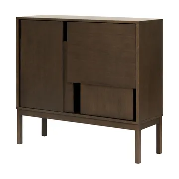 Layer sideboard - Mørk eg, 120x110, med ben - Design House Stockholm