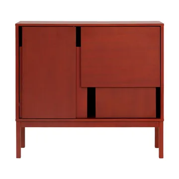 Layer sideboard - Red, 120x110, med ben - Design House Stockholm
