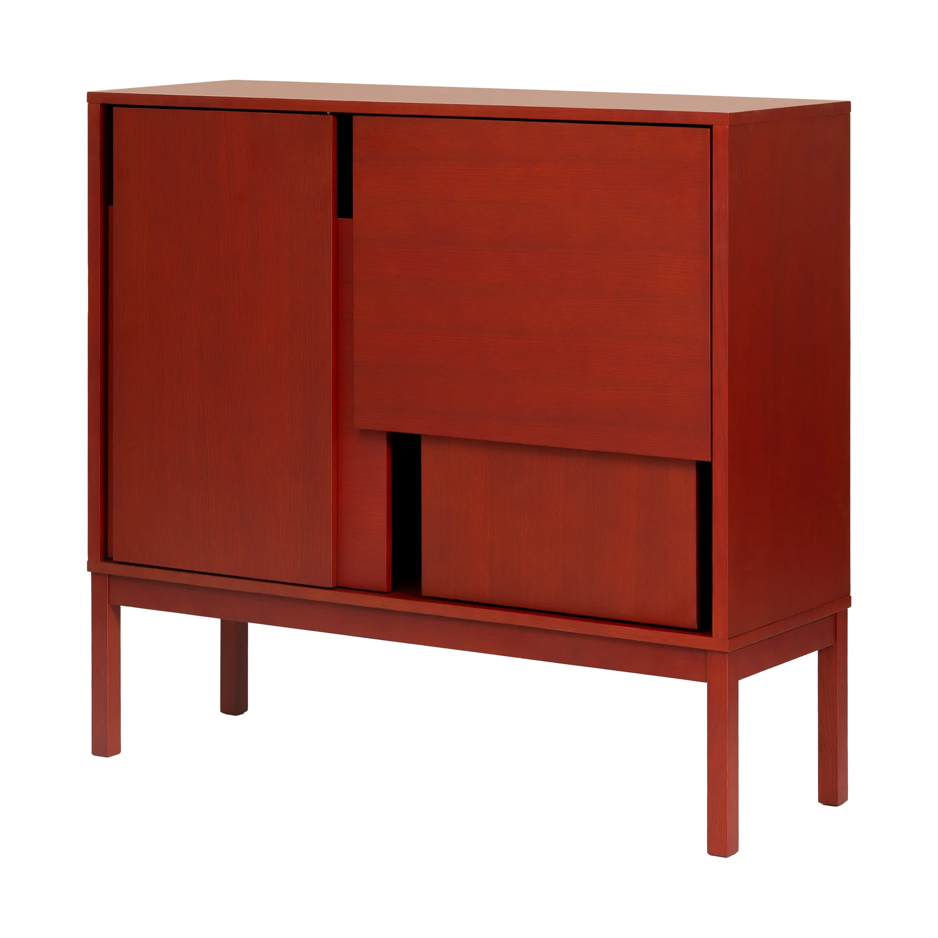 Layer sideboard, Red, 120x110, med ben Design House Stockholm