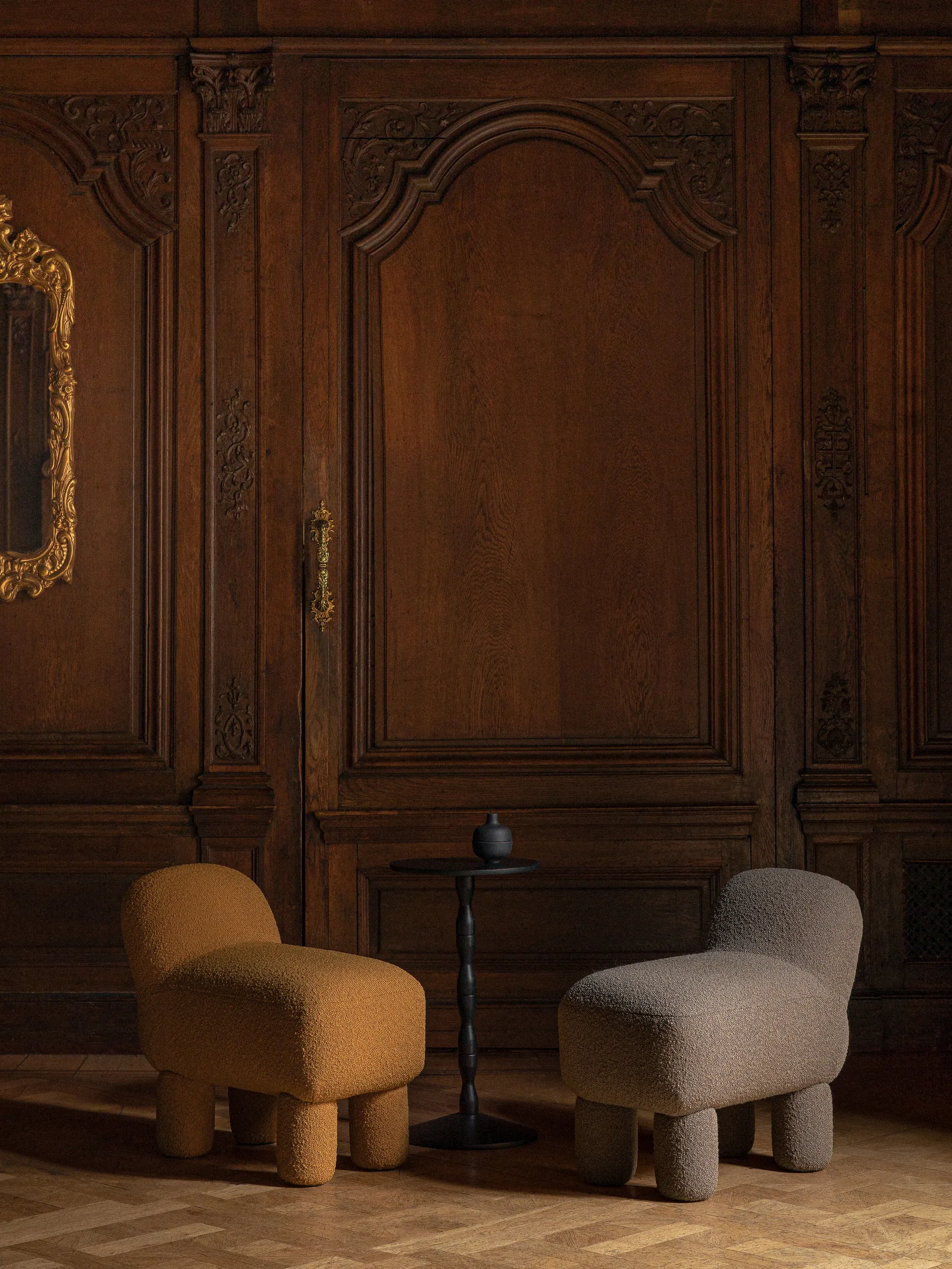 Lulu siddepuf 36x65 cm, Yellow Design House Stockholm