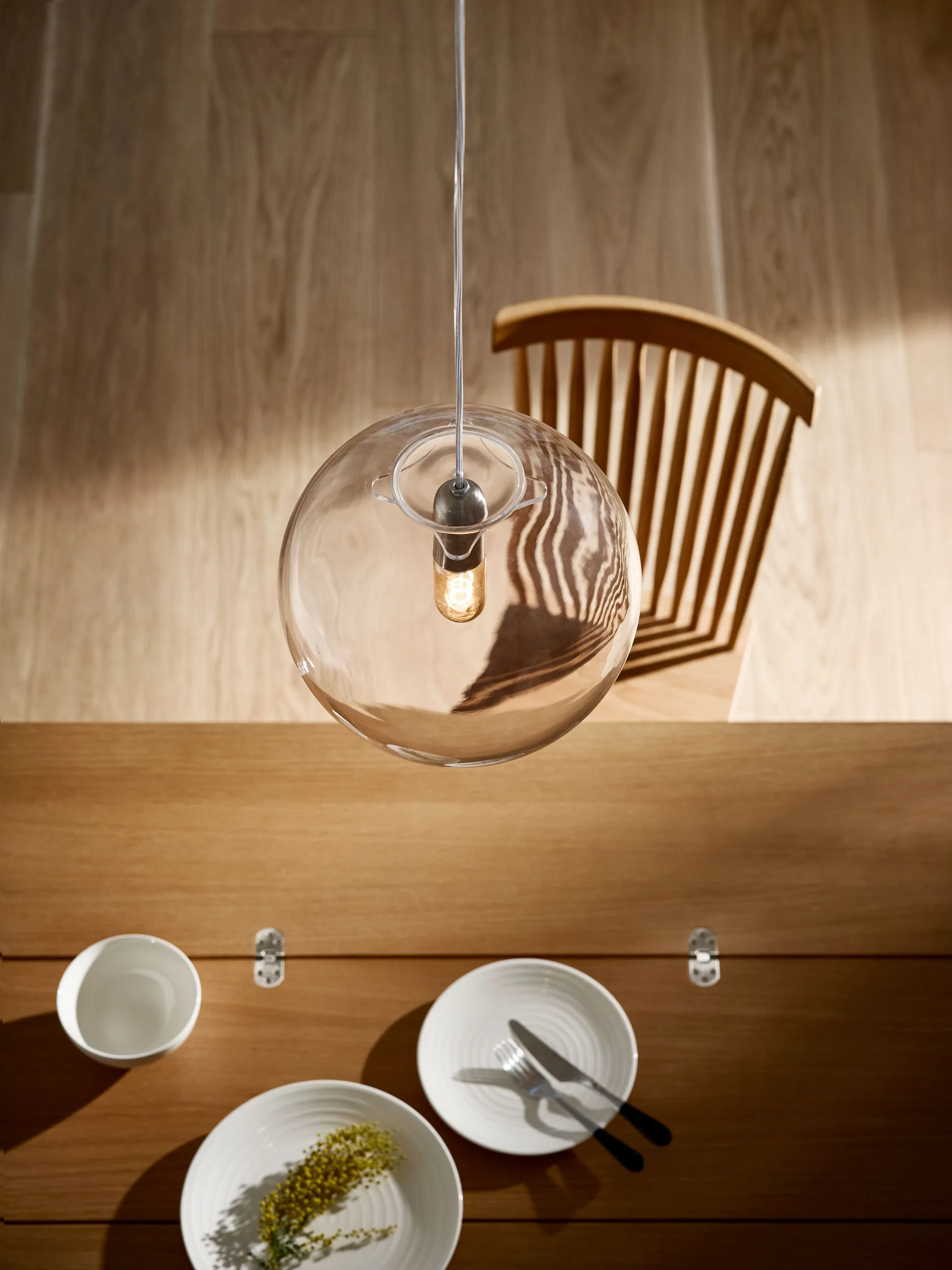 Luna lampe klar, Mellem Design House Stockholm