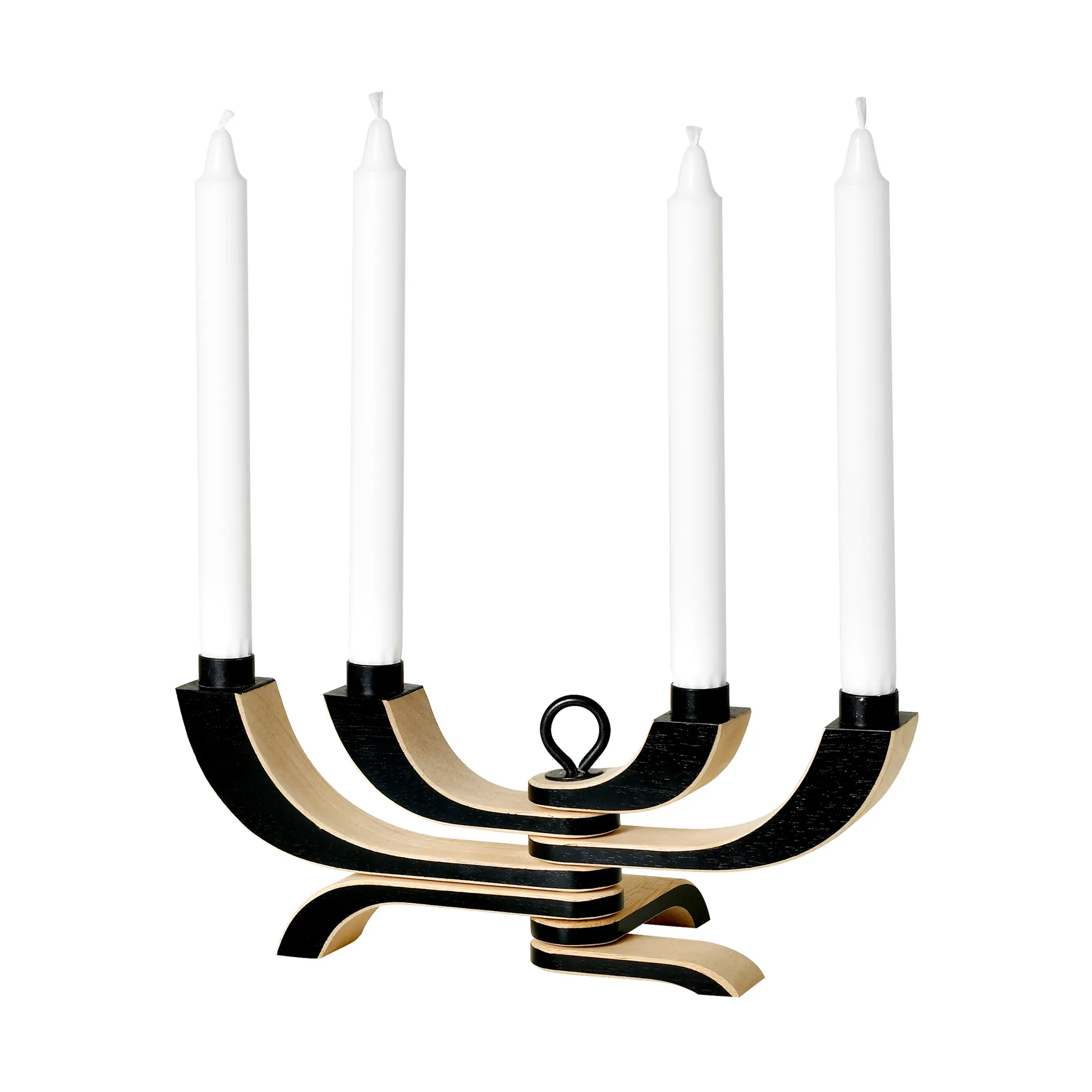 Design House Stockholm Nordic light lysestage 4 arme sort