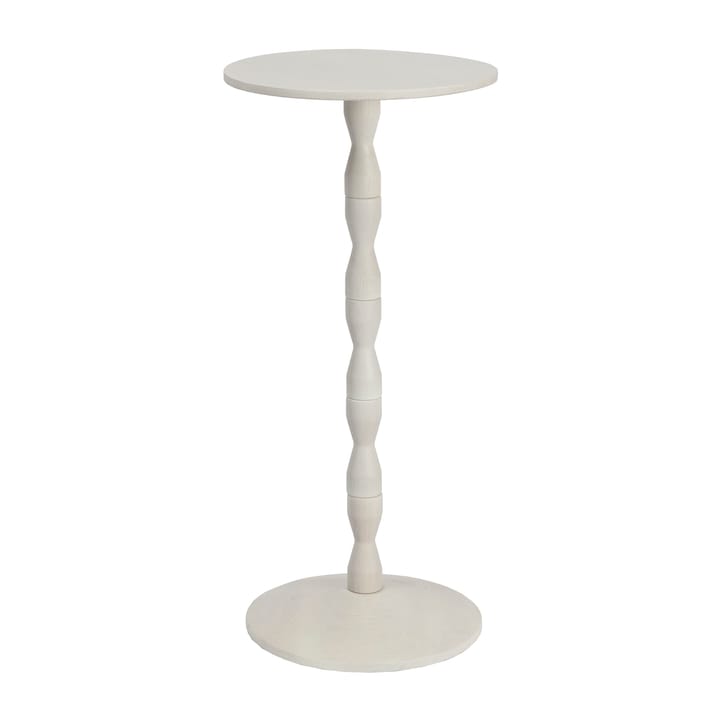 Pedestal bord Ø31x67,5 cm - Stained white grey - Design House Stockholm