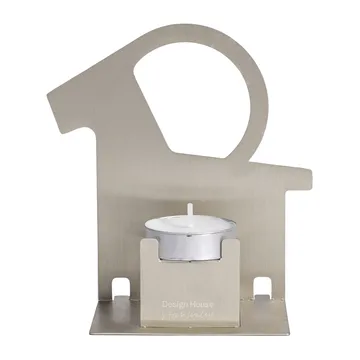 Pop-up fyrfadsholder julebuk - Rustfrit stål - Design House Stockholm