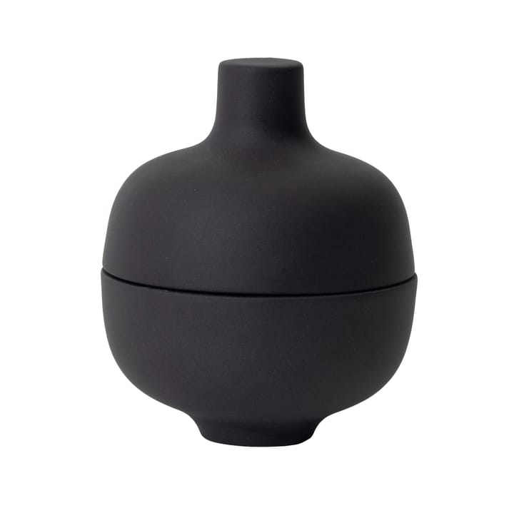 Sand skål med låg S Ø8,2 cm - Black clay - Design House Stockholm