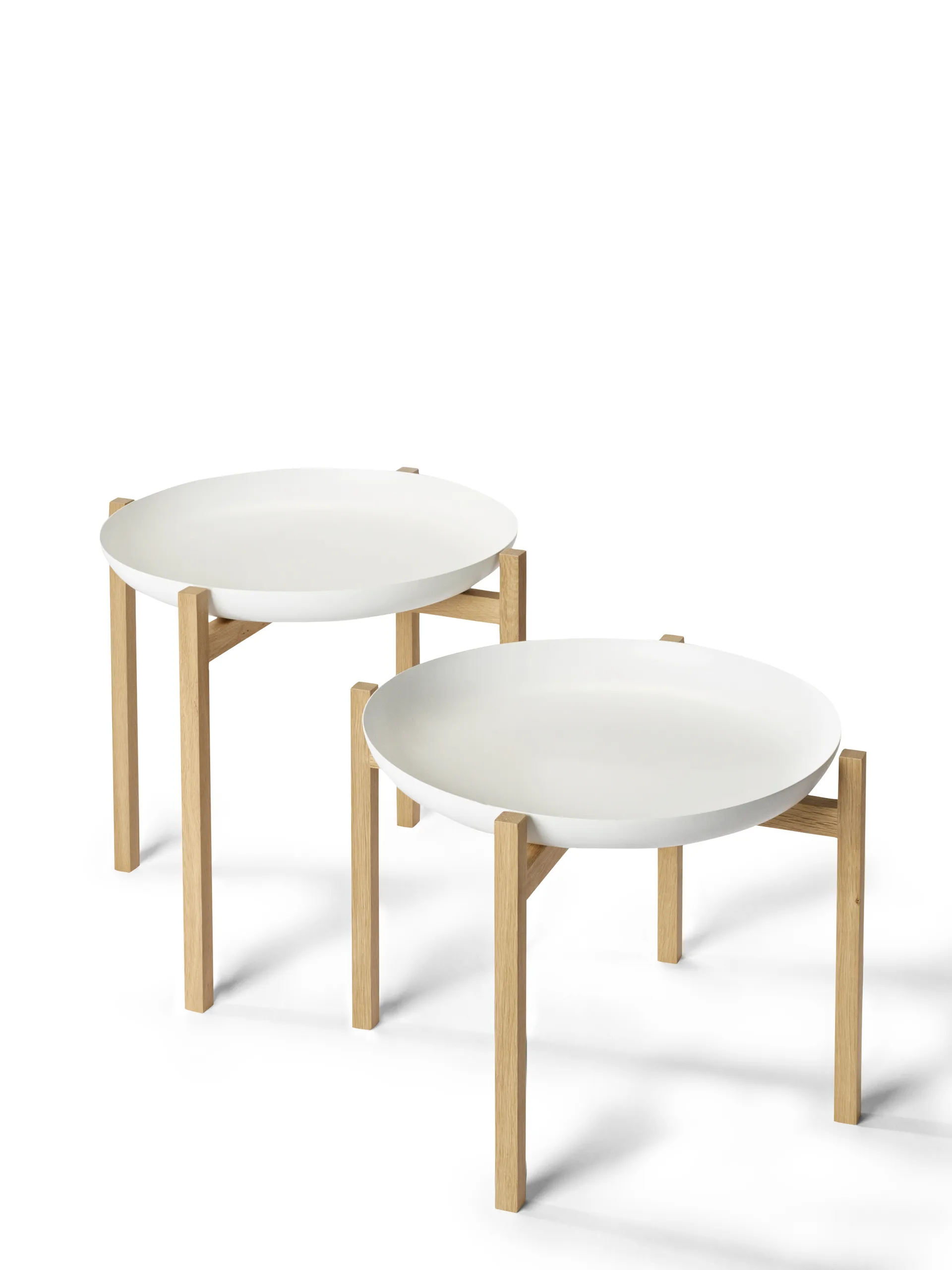 Tablo Table Set sidebord, High White Design House Stockholm