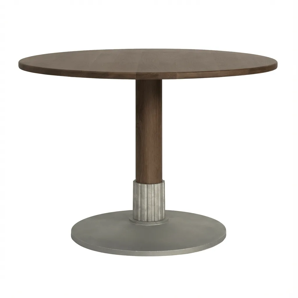 Tock Table spisebord, Mørk eg, Ø110x76 cm Design House Stockholm