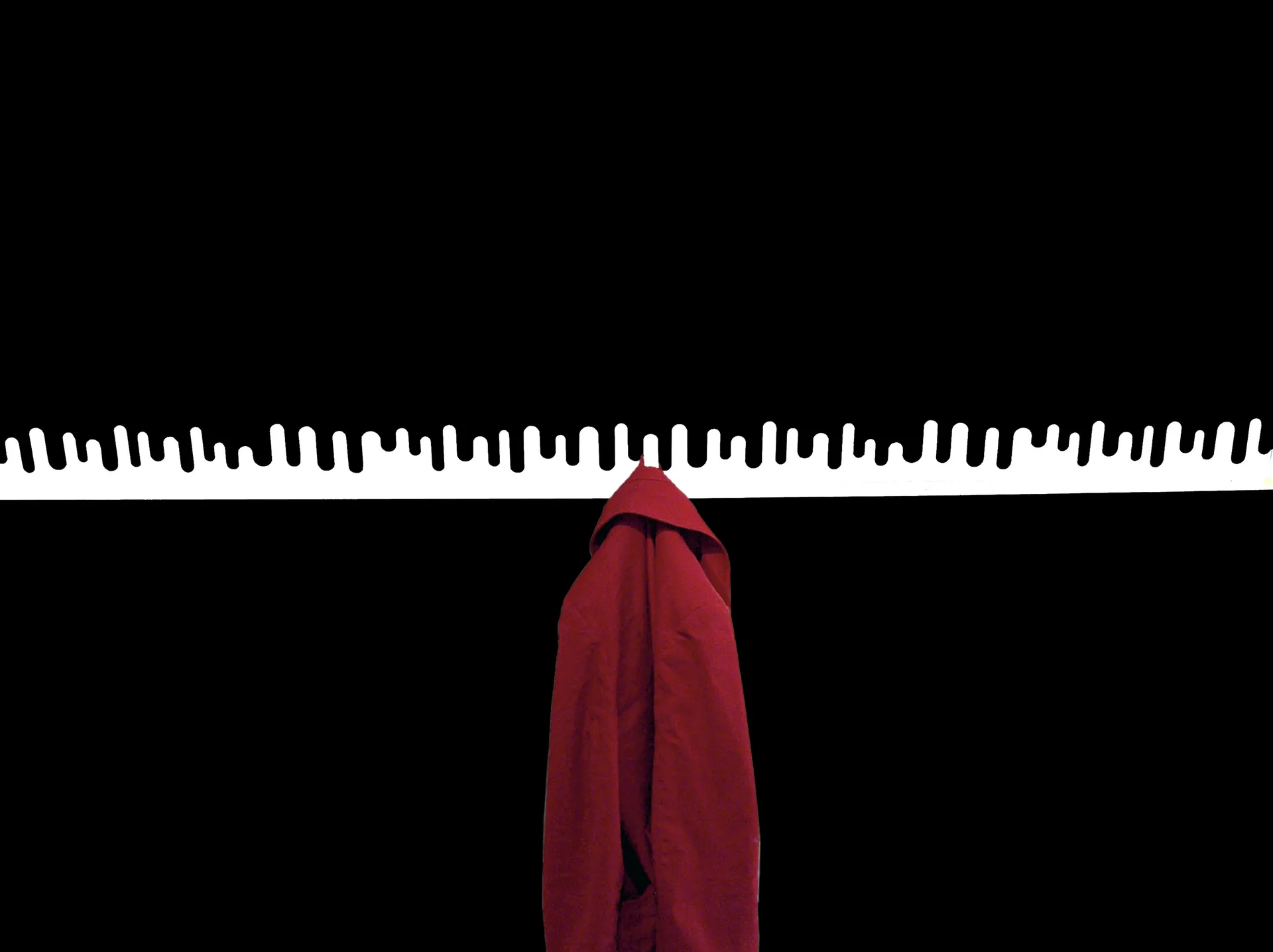 Wave knagerække, hvid Design House Stockholm