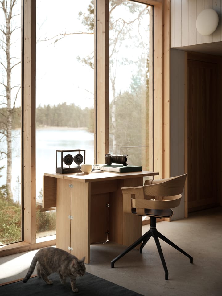 Wick Chair kontorstol, eg-grå metalben Design House Stockholm