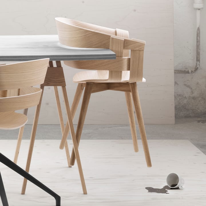 Wick Chair stol, eg-Egetræsben Design House Stockholm