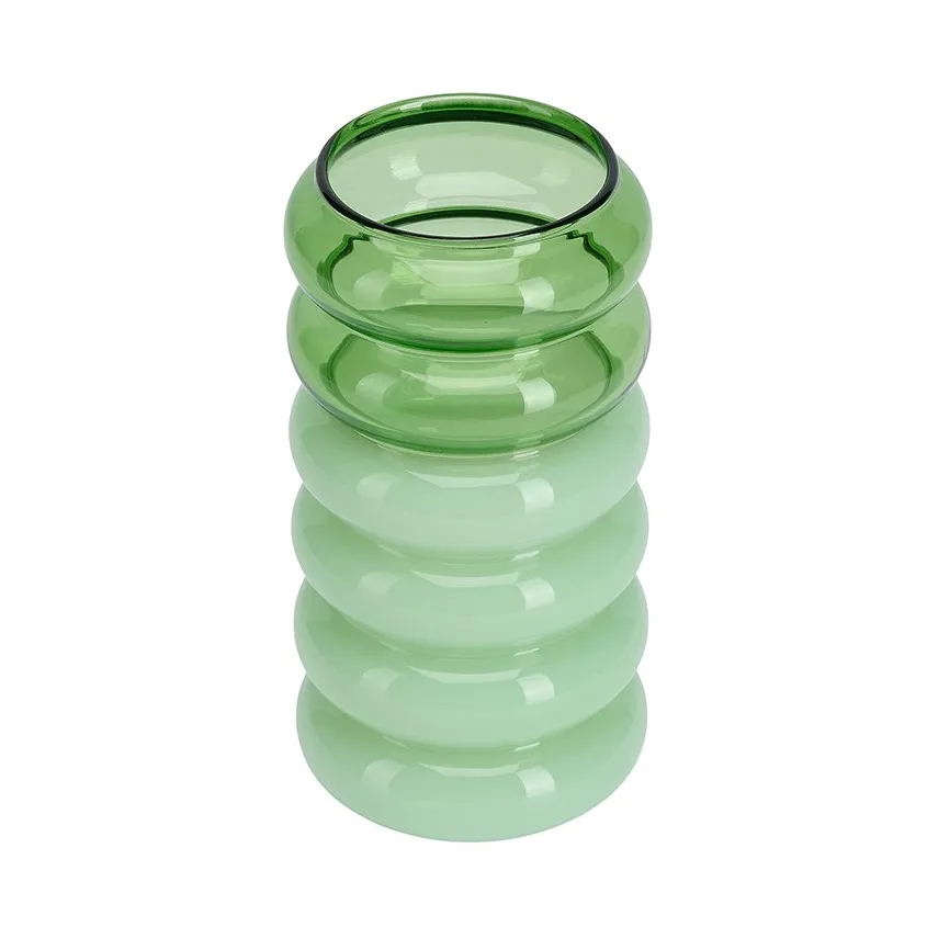 Bubble 2-i-1 vase og lysestage 13,5 cm, Green Design Letters
