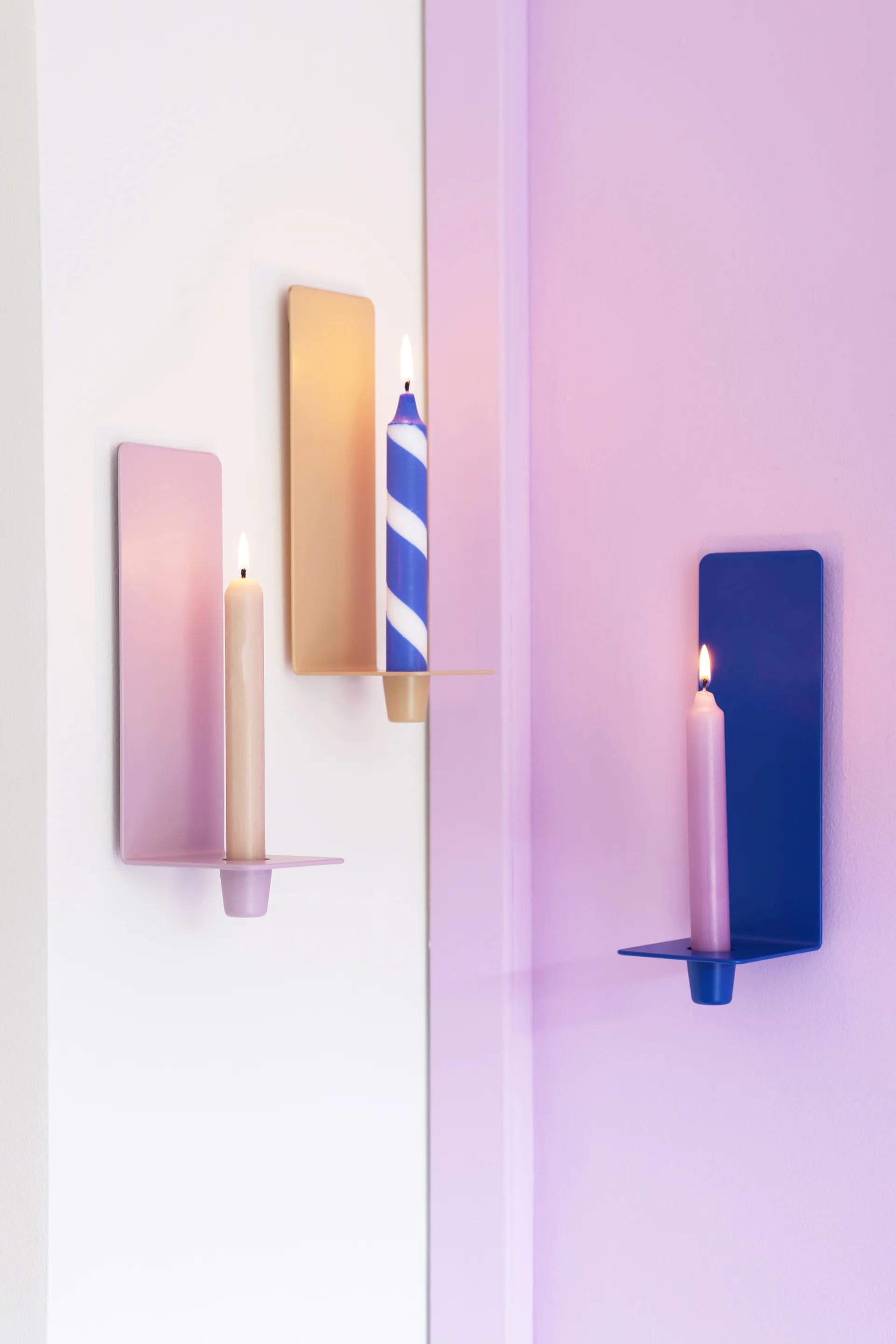 Cosy up væglysestage 25 cm, Lavender Design Letters