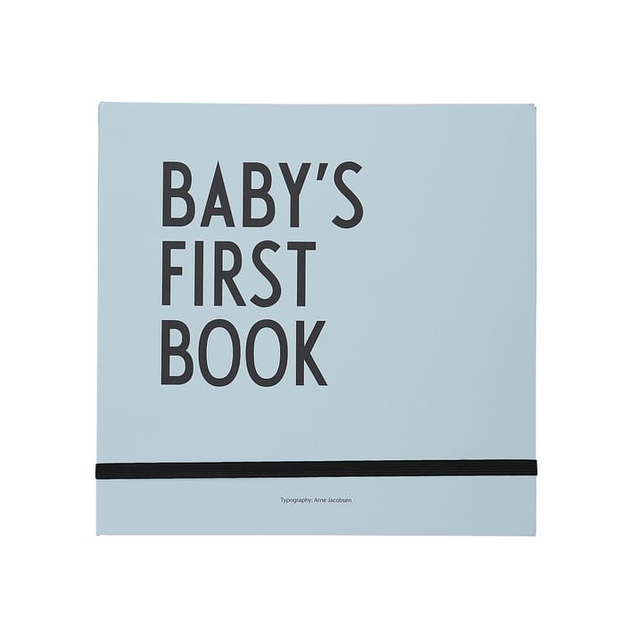 Design Letters Babys first book - Blå - Design Letters