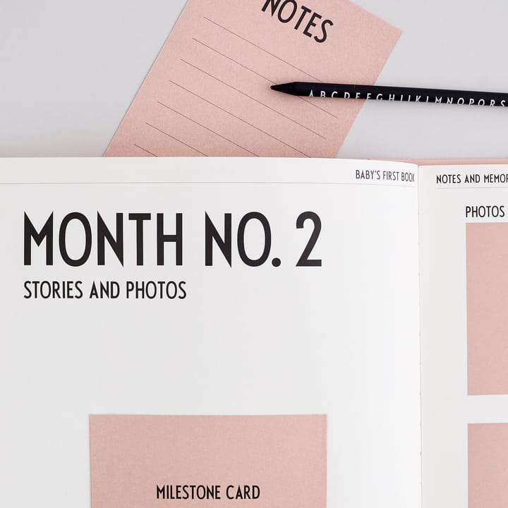 Design Letters Babys first book, nude Design Letters