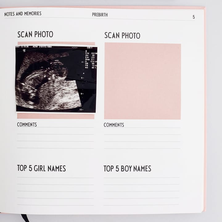 Design Letters Babys first book, nude Design Letters