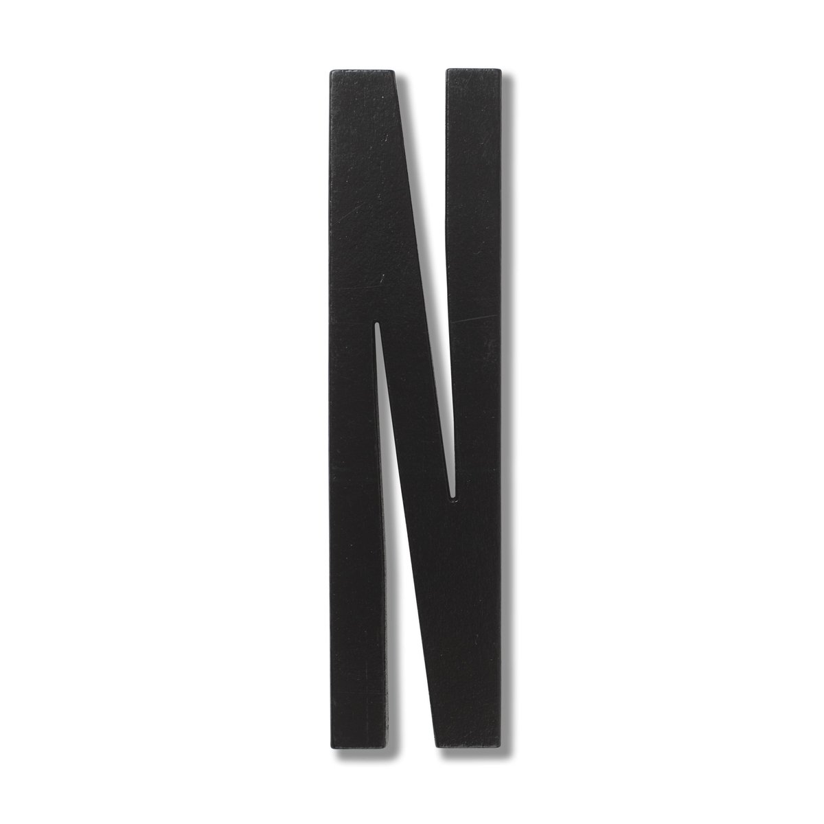 Design Letters Bogstav N | Skandinavisk Design | Indretning til børneværelset | Sort