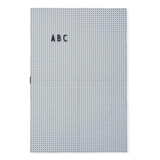 Design Letters bogstavtavle A3, lysegrå Design Letters