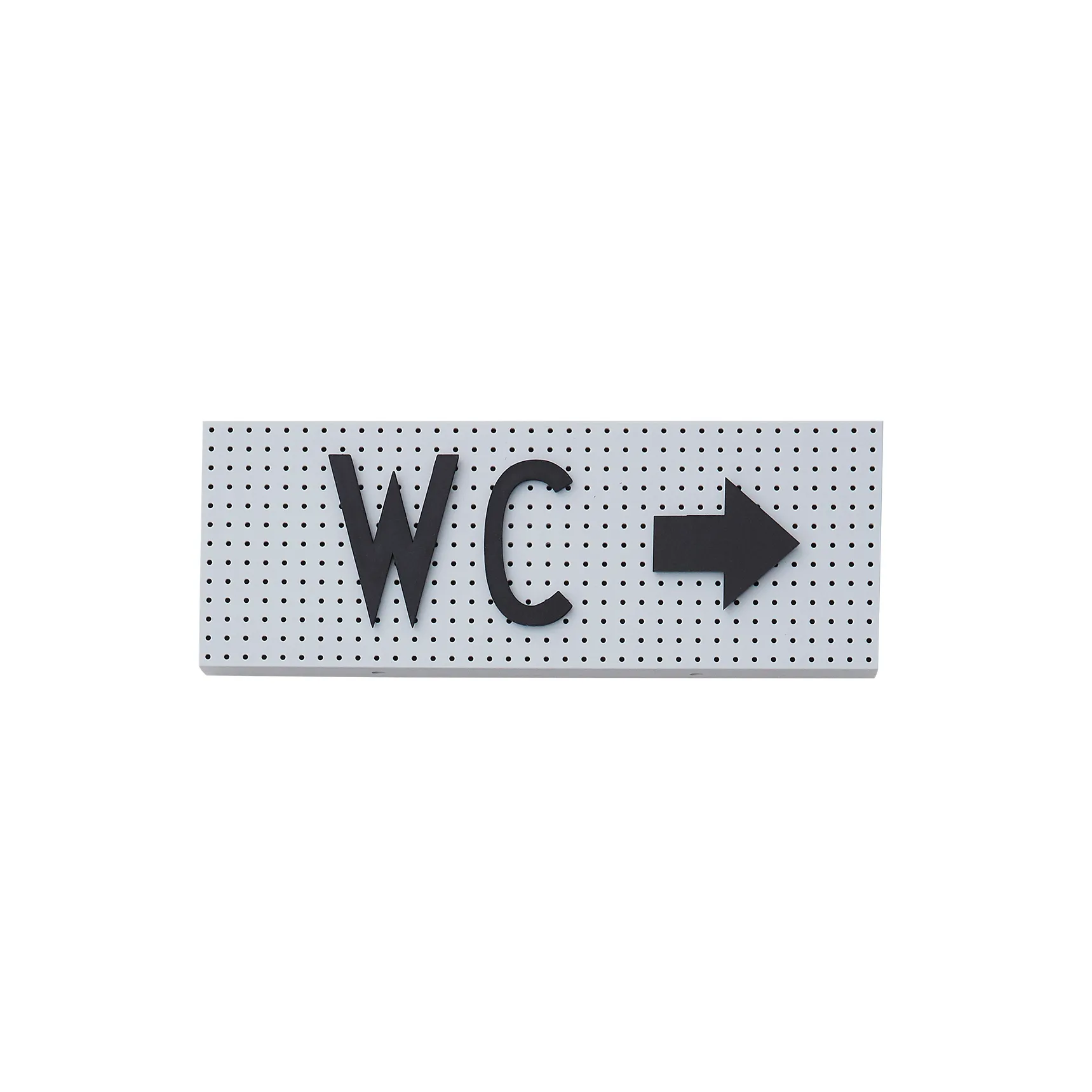 Design Letters bogstavtavle lille, Grå Design Letters