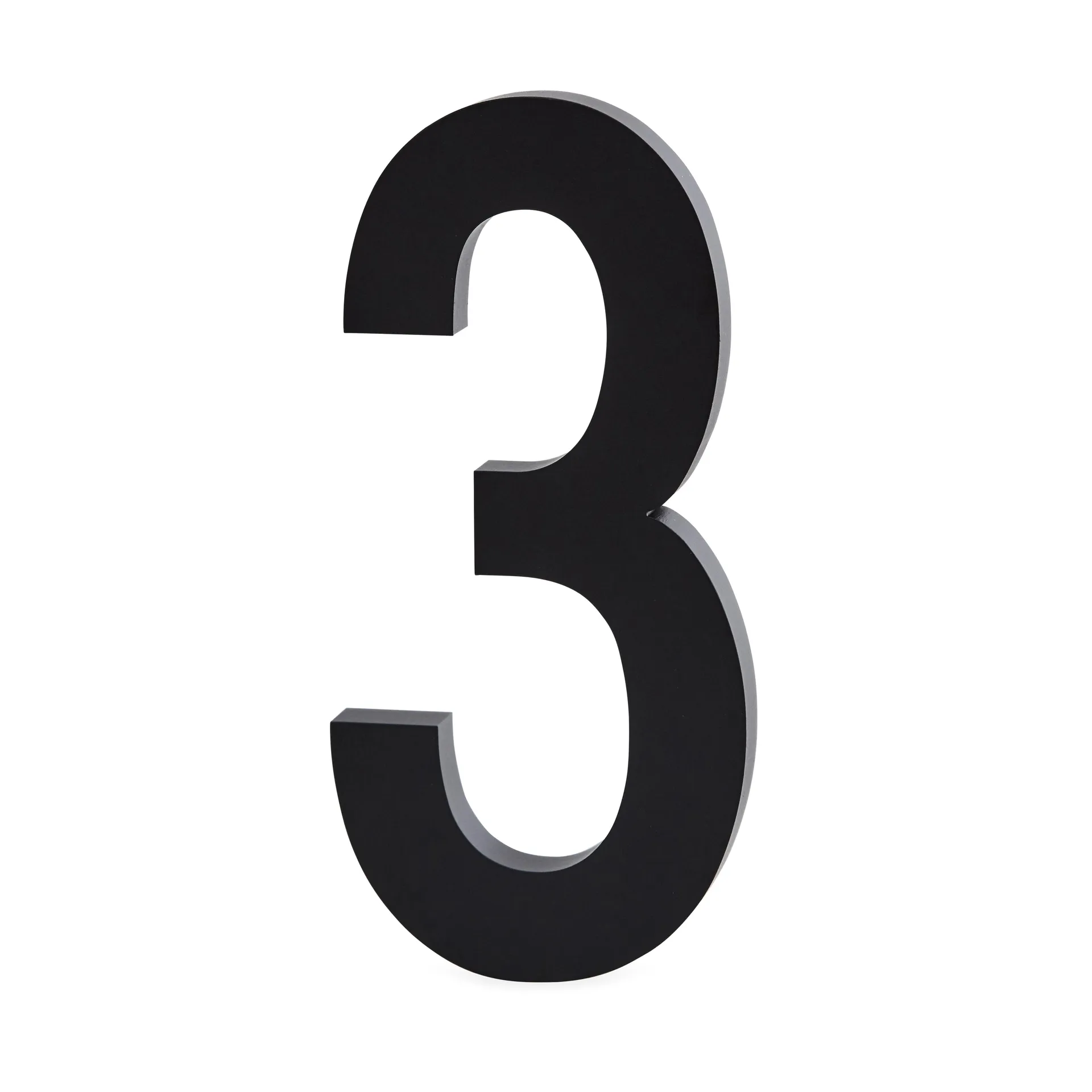 Design Letters cifre aluminium 100 mm, 3 Design Letters