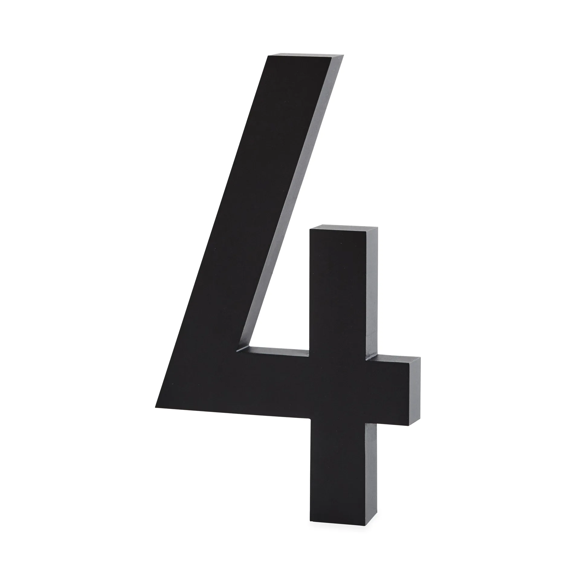 Design Letters cifre aluminium 100 mm, 4 Design Letters