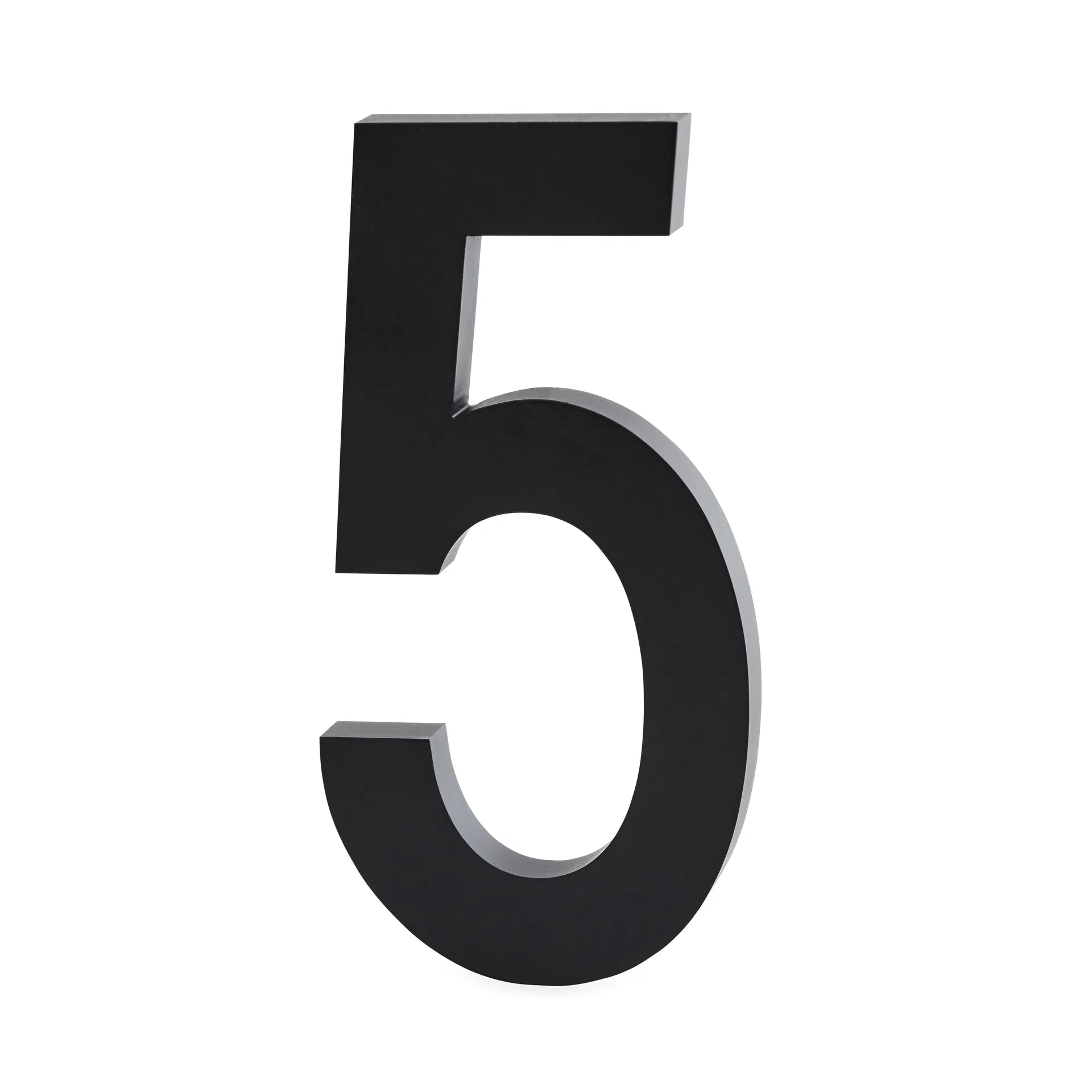 Design Letters cifre aluminium 100 mm, 5 Design Letters