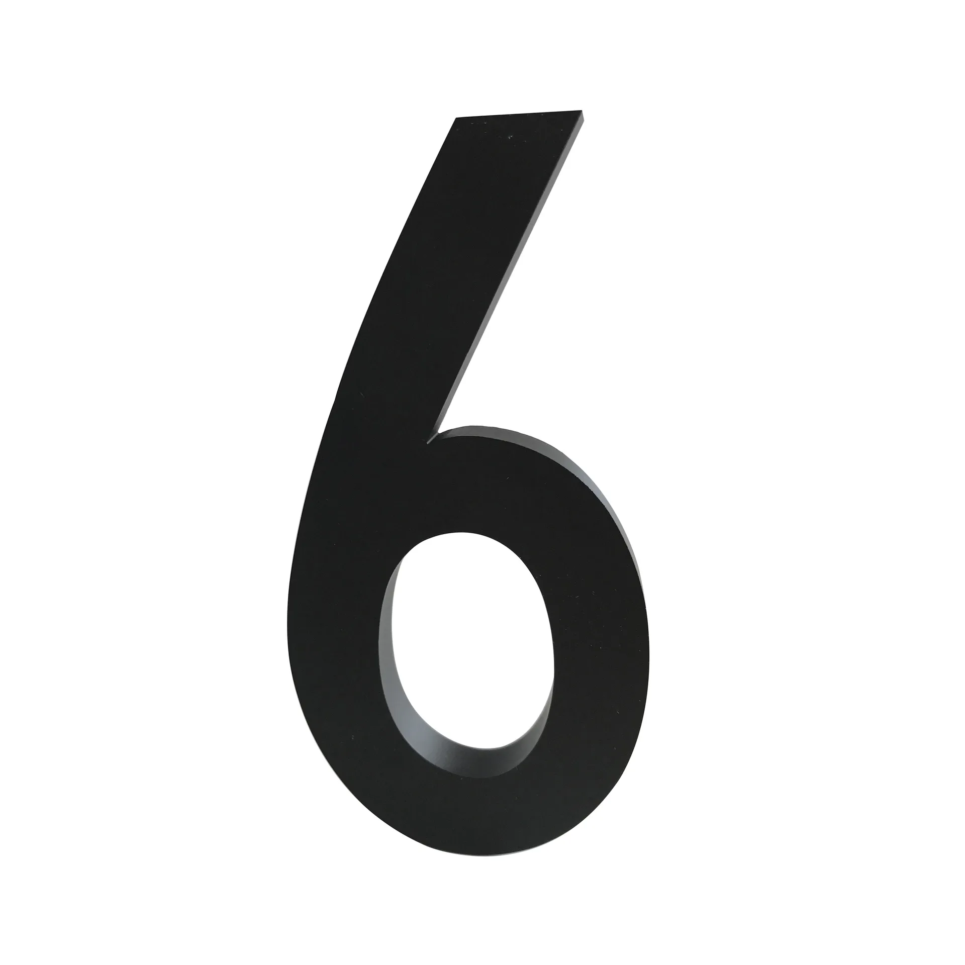 Design Letters cifre aluminium 100 mm, 6 Design Letters