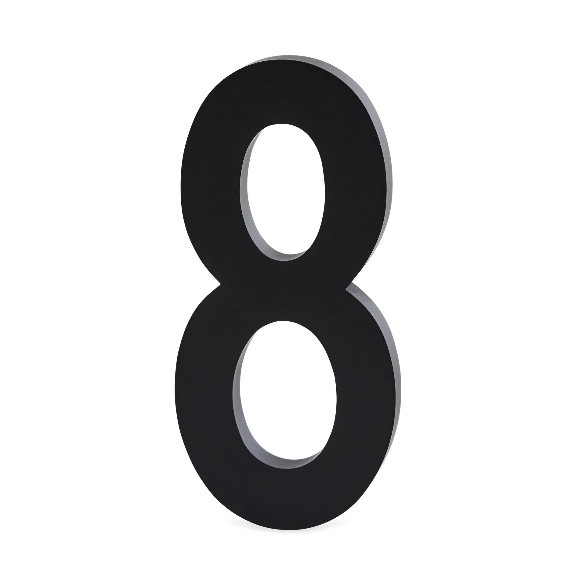 Design Letters cifre aluminium 100 mm, 8 Design Letters