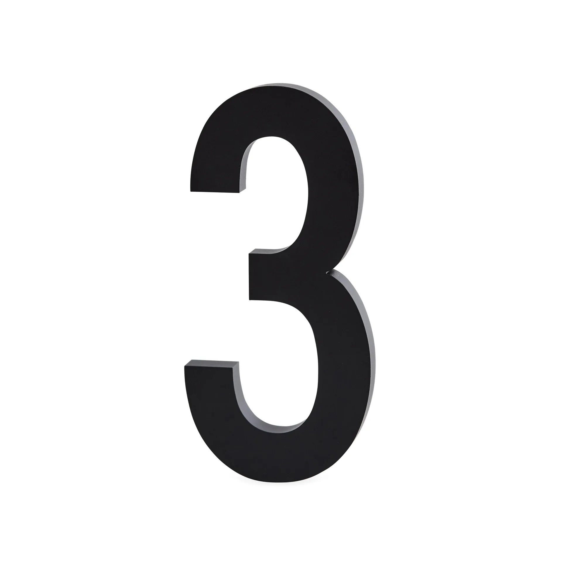 Design Letters cifre aluminium 50 mm, 3 Design Letters