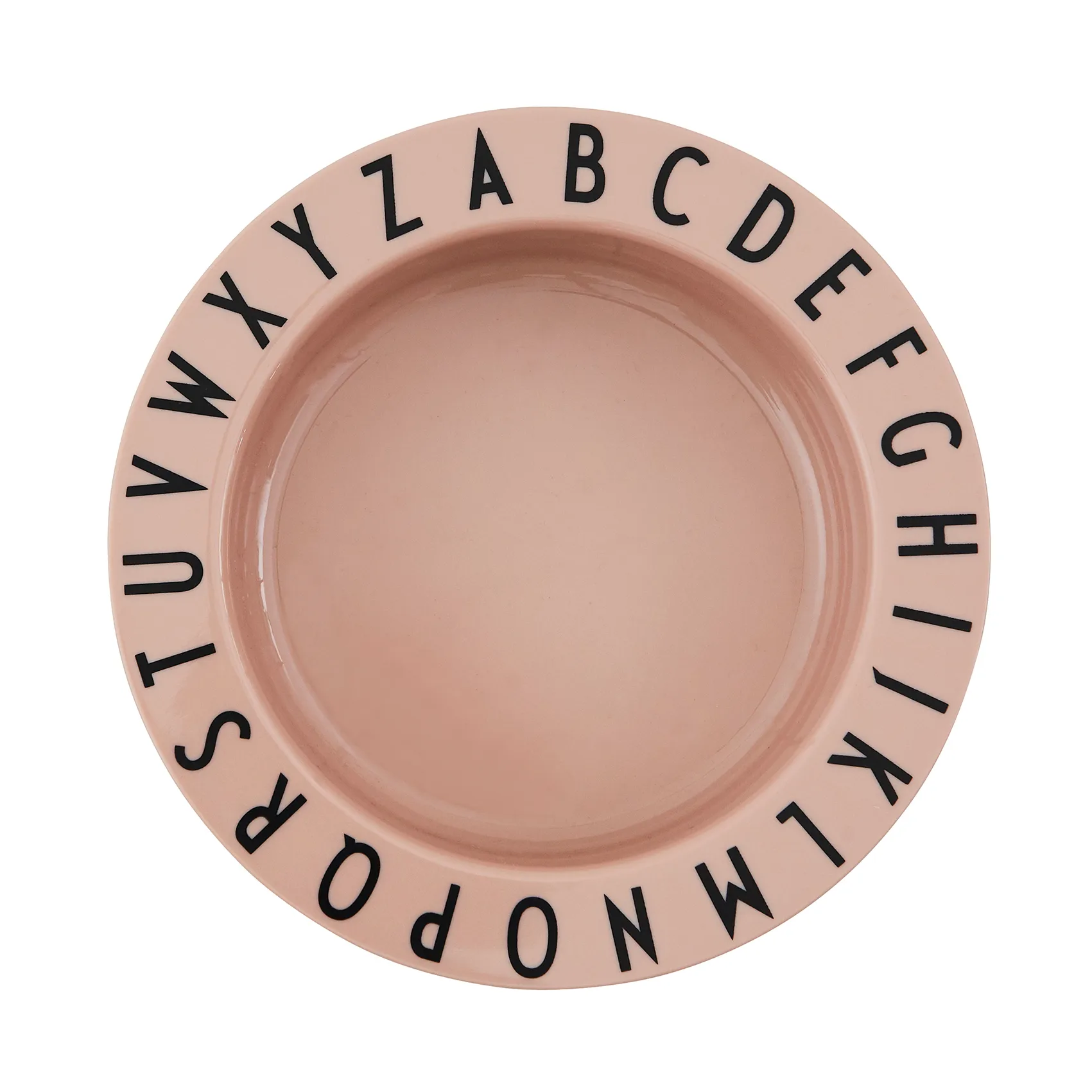 Design Letters Eat & Learn dyb tallerken, Nude Design Letters