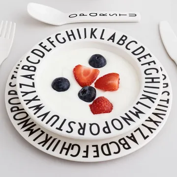 Design Letters Eat & Learn Premium gavesæt - Grøn/Hvid - Design Letters