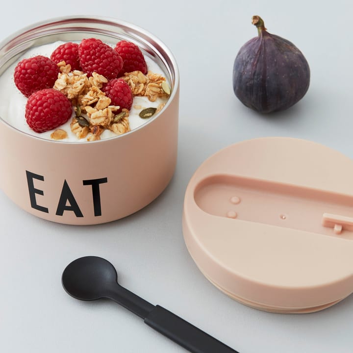 Design Letters Eat & Learn Premium gavesæt, Nude/Hvid Design Letters